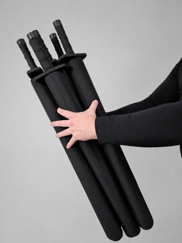 A bundle of six 90 cm swords